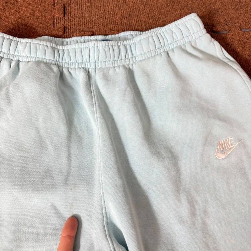 Nike Sportswear Club Fleece Joggers Light Blue Mens XL Tall BV2671-412 gym B-